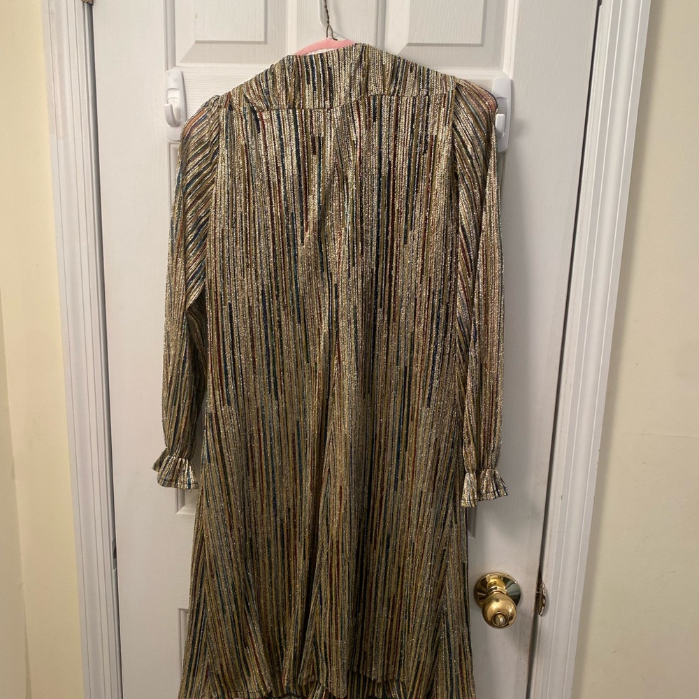 Fun Gold Dress - Picture 2 of 3